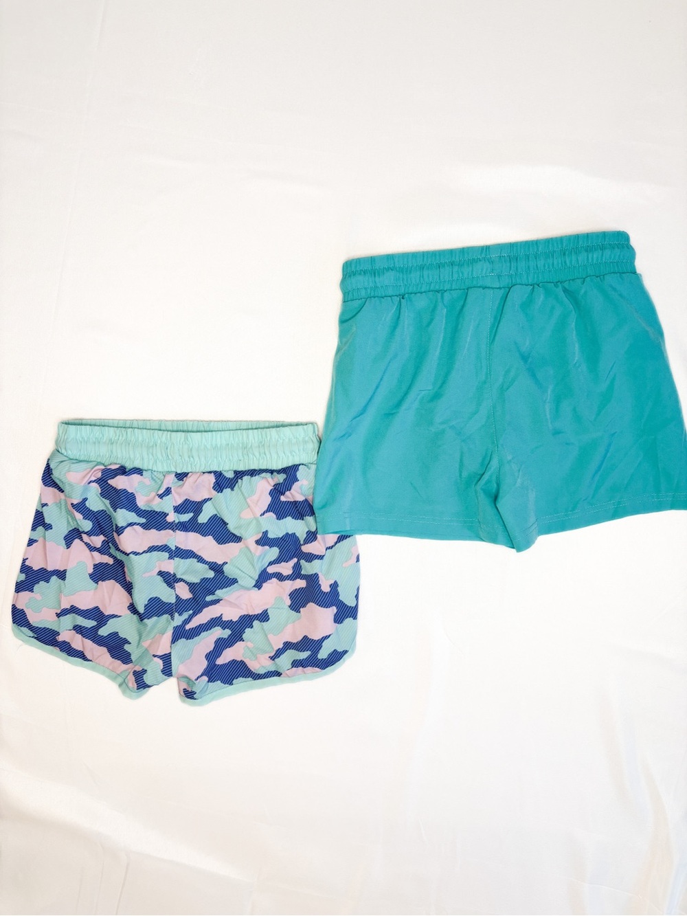 Champion Aqua & Teal Kids Athletic Shorts - 2-Pack - Picture 3 of 5
